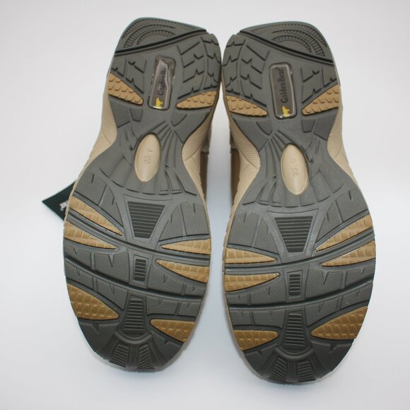 Golden Bear Zipper / Lace Sneakers, Tan, Size 25 JP / Size 9 US - Picture 8 of 9